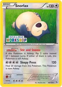 Snorlax (80/106) (Build-a-Bear Workshop Exclusive) [XY: Flashfire] | Deep Dive Games St. Marys