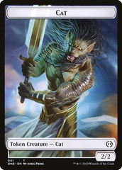 Phyrexian Goblin // Cat Double-Sided Token [Phyrexia: All Will Be One Tokens] | Deep Dive Games St. Marys