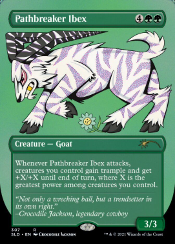Pathbreaker Ibex (Borderless) [Secret Lair Drop Series] | Deep Dive Games St. Marys