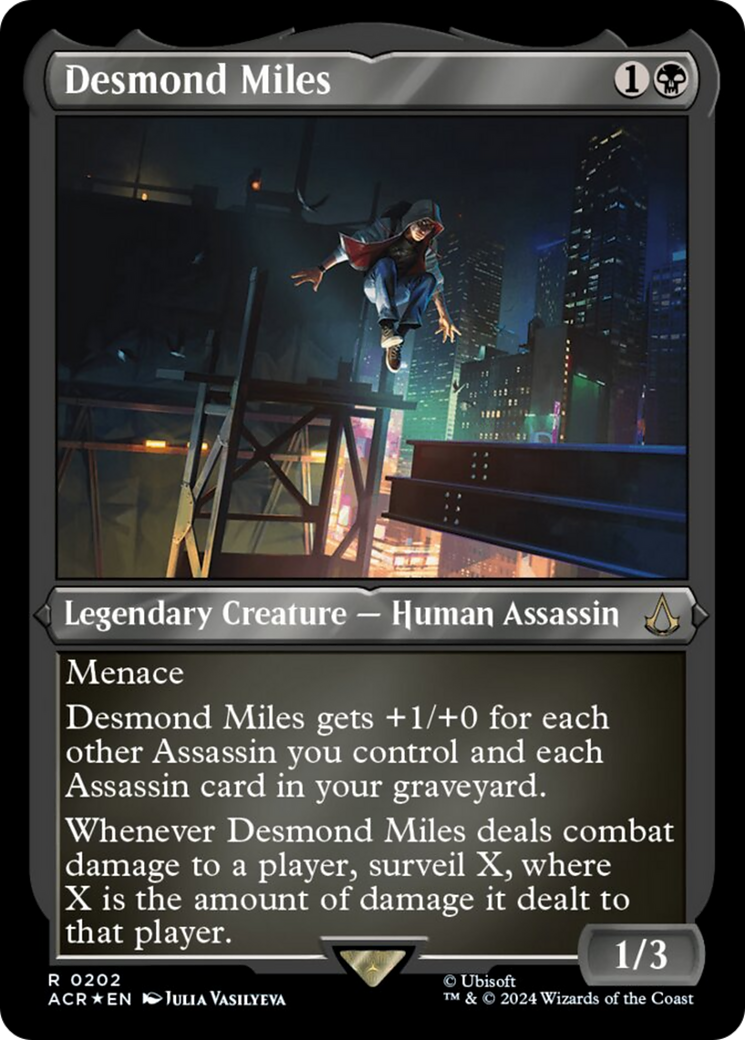 Desmond Miles (Foil Etched) [Assassin's Creed] | Deep Dive Games St. Marys