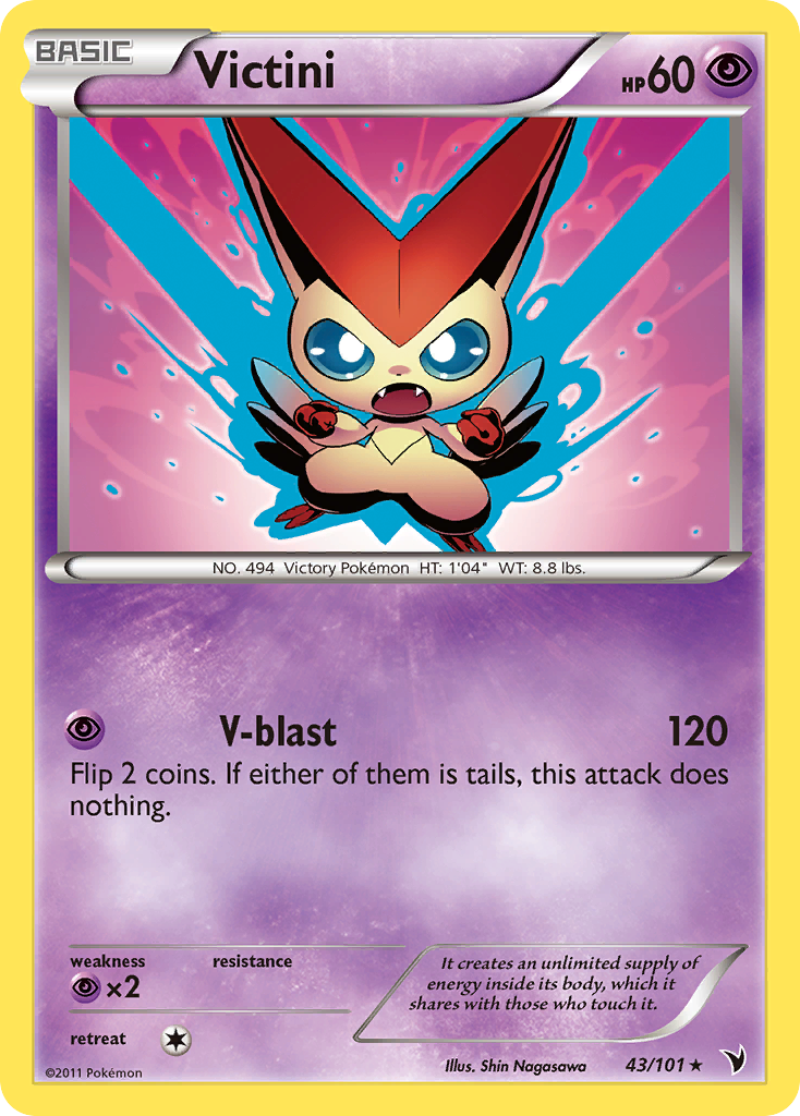 Victini (43/101) [Black & White: Noble Victories] | Deep Dive Games St. Marys