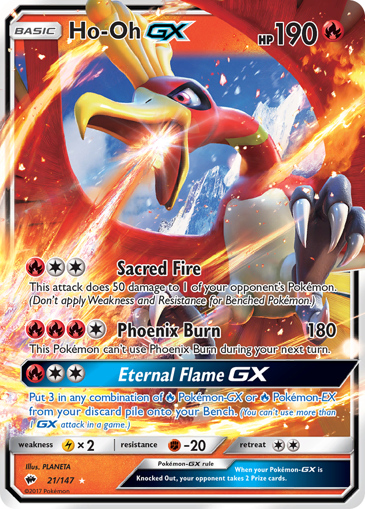 Ho-Oh GX (21/147) [Sun & Moon: Burning Shadows] | Deep Dive Games St. Marys