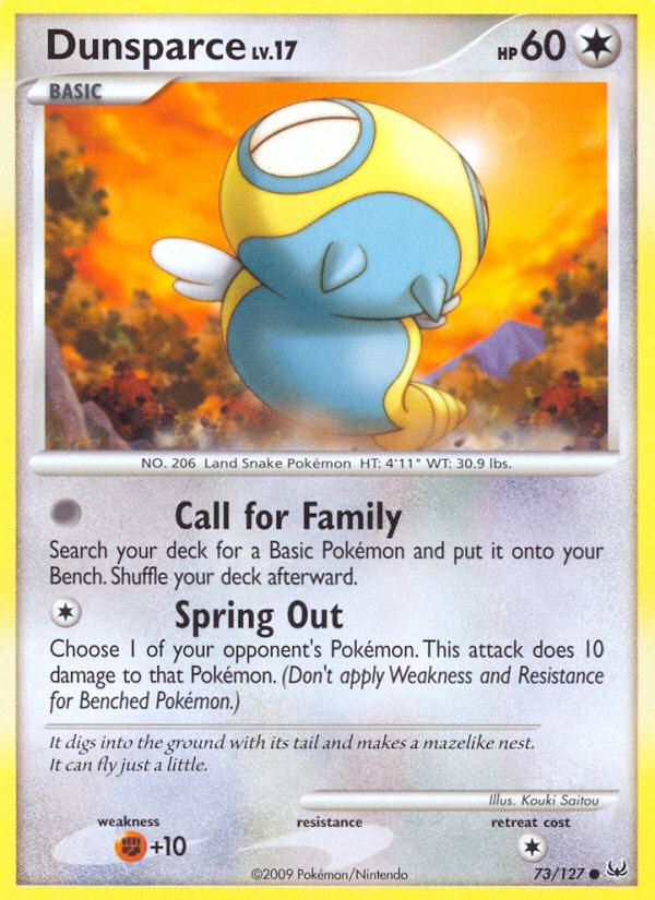 Dunsparce (73/127) [Platinum: Base Set] | Deep Dive Games St. Marys