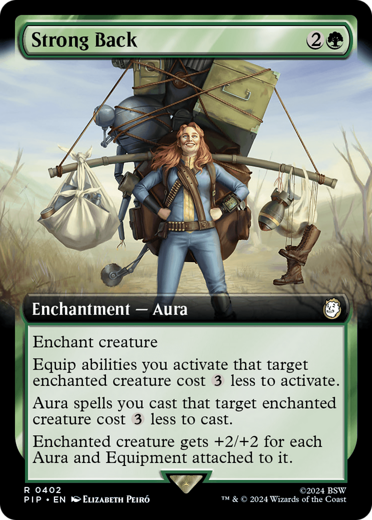 Strong Back (Extended Art) [Fallout] | Deep Dive Games St. Marys