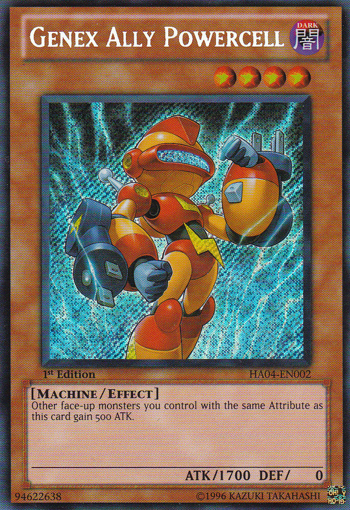 Genex Ally Powercell [HA04-EN002] Secret Rare | Deep Dive Games St. Marys