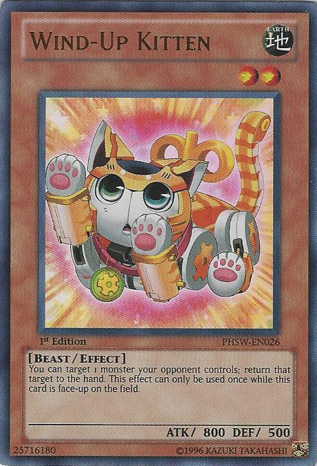 Wind-Up Kitten [PHSW-EN026] Ultra Rare | Deep Dive Games St. Marys