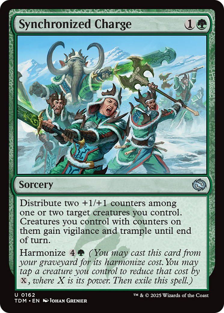 Synchronized Charge [Tarkir: Dragonstorm] | Deep Dive Games St. Marys