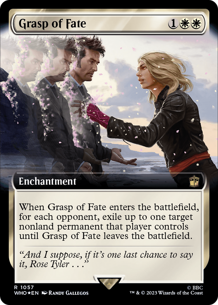 Grasp of Fate (Extended Art) (Surge Foil) [Doctor Who] | Deep Dive Games St. Marys
