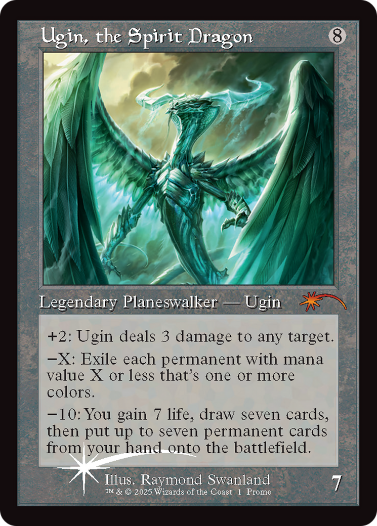 Ugin, the Spirit Dragon (Retro Frame) [Secret Lair Drop Series] | Deep Dive Games St. Marys