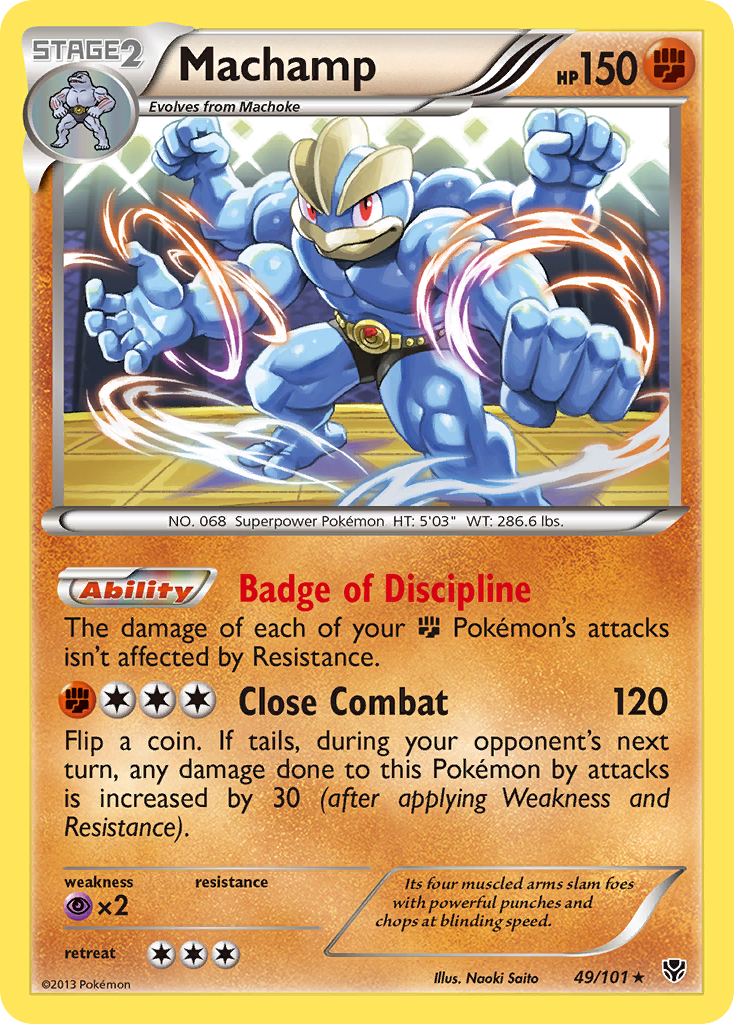 Machamp (49/101) [Black & White: Plasma Blast] | Deep Dive Games St. Marys