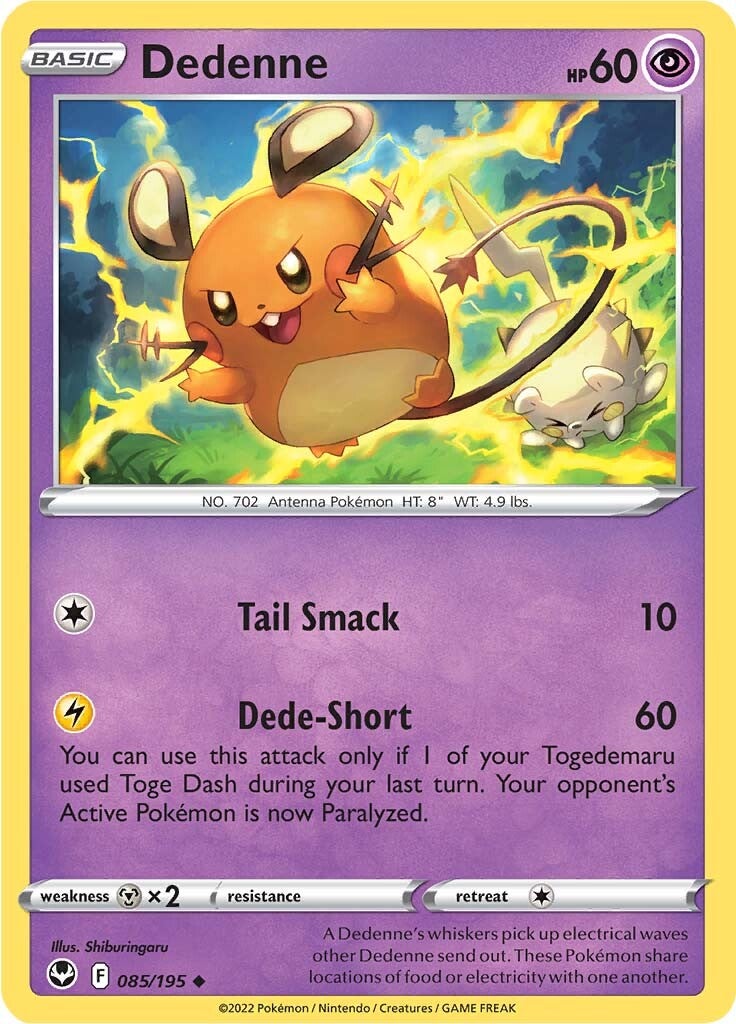 Dedenne (085/195) [Sword & Shield: Silver Tempest] | Deep Dive Games St. Marys