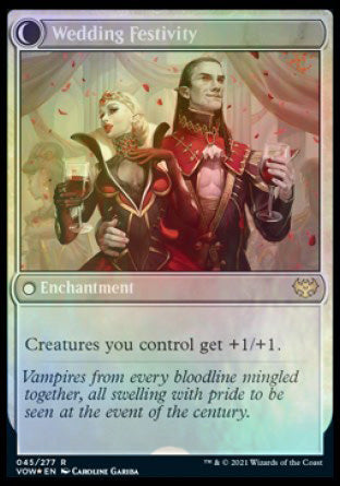 Wedding Announcement // Wedding Festivity [Innistrad: Crimson Vow Prerelease Promos] | Deep Dive Games St. Marys