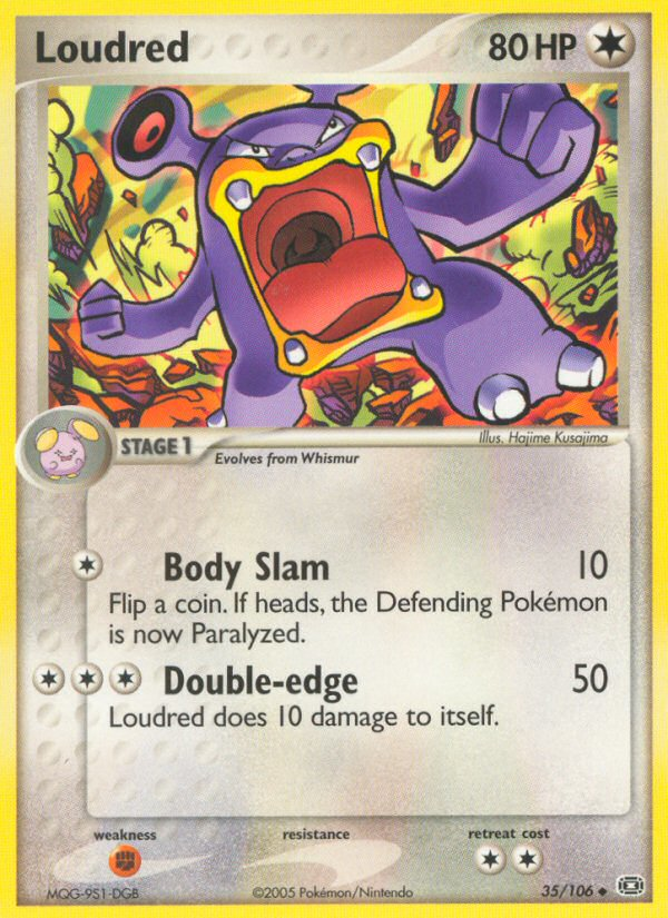 Loudred (35/106) [EX: Emerald] | Deep Dive Games St. Marys
