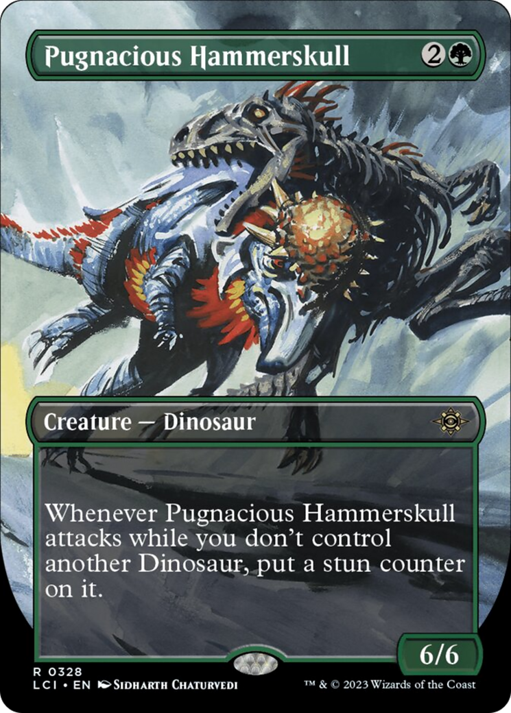 Pugnacious Hammerskull (Borderless) [The Lost Caverns of Ixalan] | Deep Dive Games St. Marys