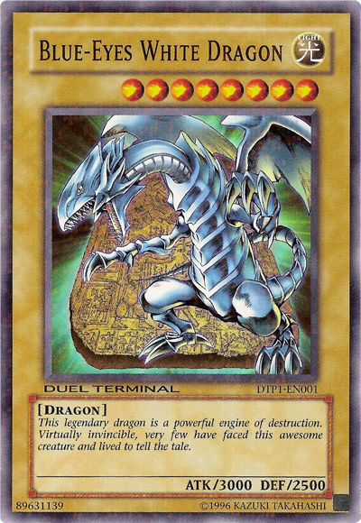 Blue-Eyes White Dragon [DTP1-EN001] Super Rare | Deep Dive Games St. Marys