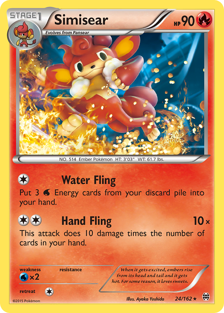 Simisear (24/162) [XY: BREAKthrough] | Deep Dive Games St. Marys