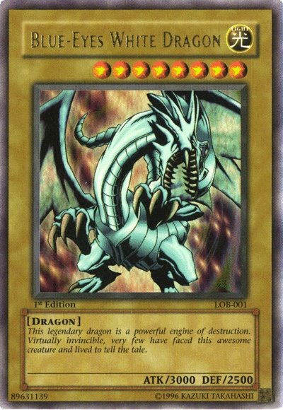 Blue-Eyes White Dragon [LOB-001] Ultra Rare | Deep Dive Games St. Marys