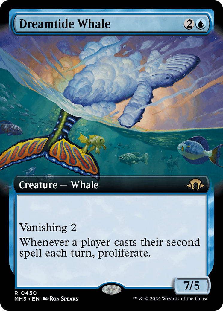 Dreamtide Whale (Extended Art) [Modern Horizons 3] | Deep Dive Games St. Marys