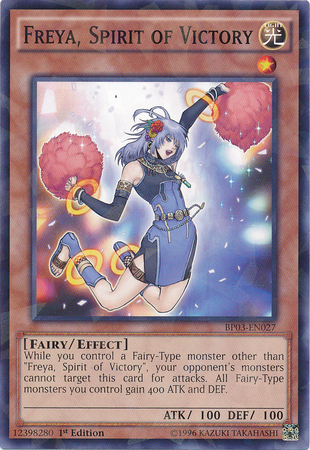 Freya, Spirit of Victory [BP03-EN027] Shatterfoil Rare | Deep Dive Games St. Marys