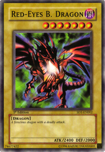 Red-Eyes B. Dragon [SD1-EN002] Common | Deep Dive Games St. Marys