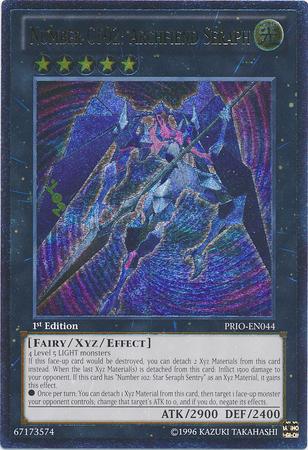 Number C102: Archfiend Seraph [PRIO-EN044] Ultimate Rare | Deep Dive Games St. Marys