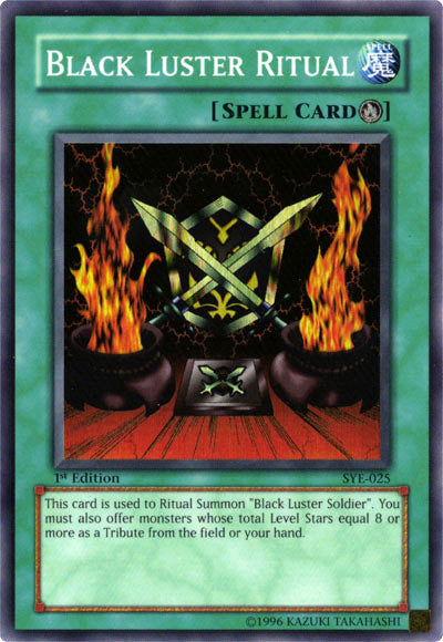 Black Luster Ritual [SYE-025] Super Rare | Deep Dive Games St. Marys