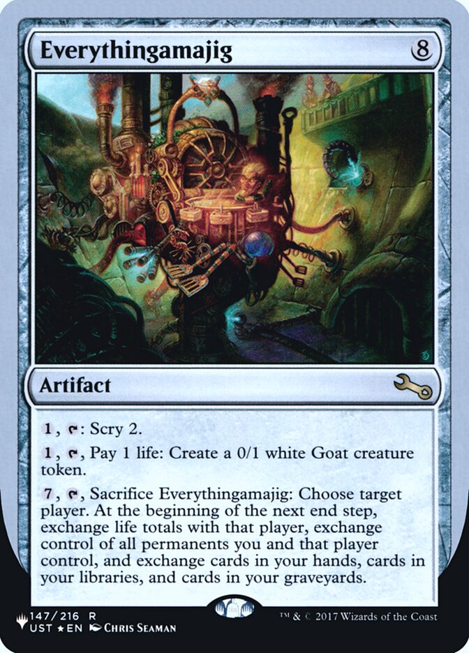 Everythingamajig (Scry) (Unfinity Foil Edition) [The List] | Deep Dive Games St. Marys