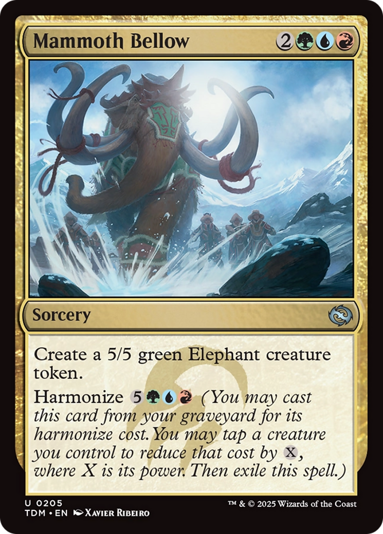 Mammoth Bellow [Tarkir: Dragonstorm] | Deep Dive Games St. Marys