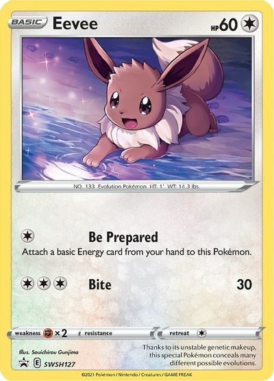 Eevee (SWSH127) [Sword & Shield: Black Star Promos] | Deep Dive Games St. Marys