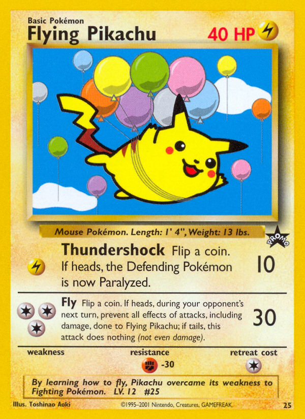 Flying Pikachu (25) [Wizards of the Coast: Black Star Promos] | Deep Dive Games St. Marys