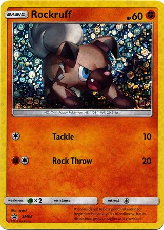 Rockruff (SM06) (General Mills Promo) [Sun & Moon: Black Star Promos] | Deep Dive Games St. Marys