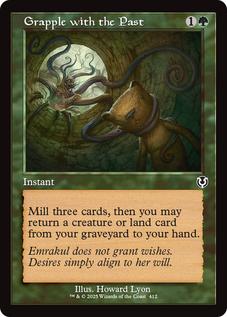 Grapple with the Past (Retro Frame) [Innistrad Remastered] | Deep Dive Games St. Marys