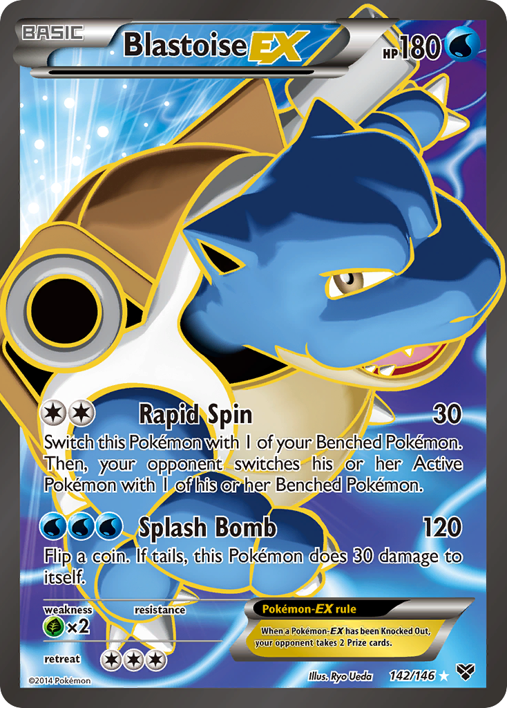 Blastoise EX (142/146) [XY: Base Set] | Deep Dive Games St. Marys