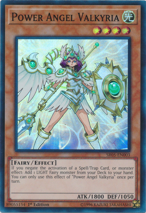 Power Angel Valkyria [SR05-EN003] Super Rare | Deep Dive Games St. Marys