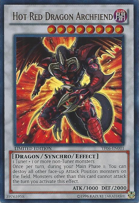 Hot Red Dragon Archfiend [YF06-EN001] Ultra Rare | Deep Dive Games St. Marys