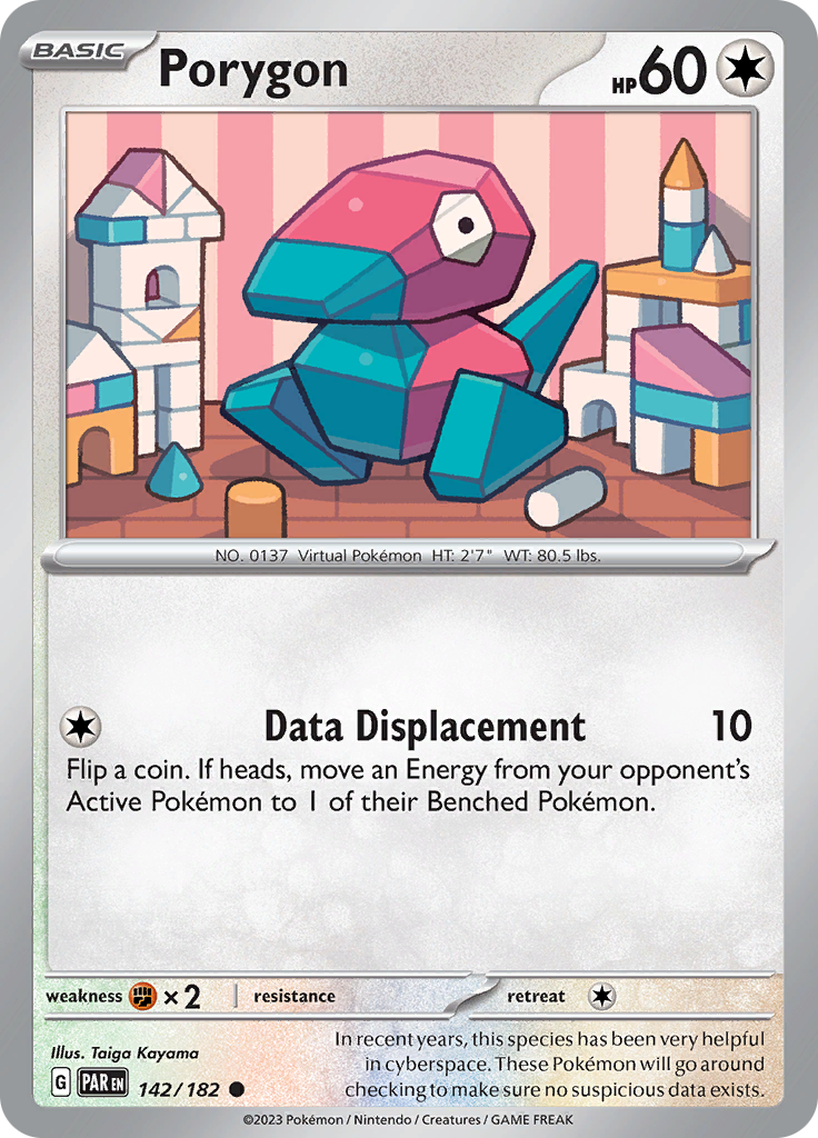 Porygon (142/182) [Scarlet & Violet: Paradox Rift] | Deep Dive Games St. Marys