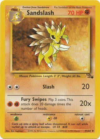 Sandslash (41/62) [Fossil Unlimited] | Deep Dive Games St. Marys