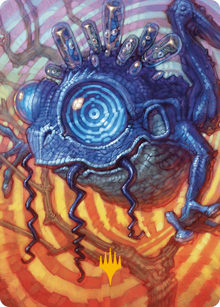 Psychic Frog Art Card (Gold-Stamped Planeswalker Symbol) [Modern Horizons 3 Art Series] | Deep Dive Games St. Marys