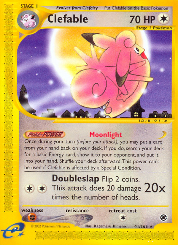 Clefable (41/165) [Expedition: Base Set] | Deep Dive Games St. Marys