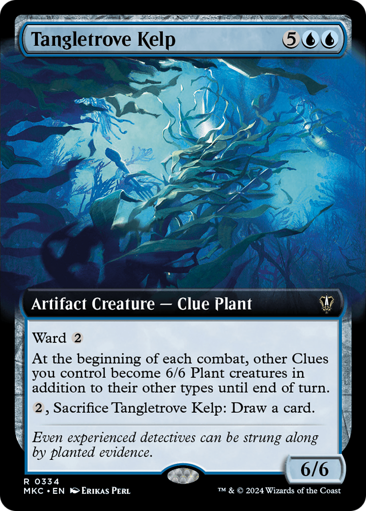 Tangletrove Kelp (Extended Art) [Murders at Karlov Manor Commander] | Deep Dive Games St. Marys