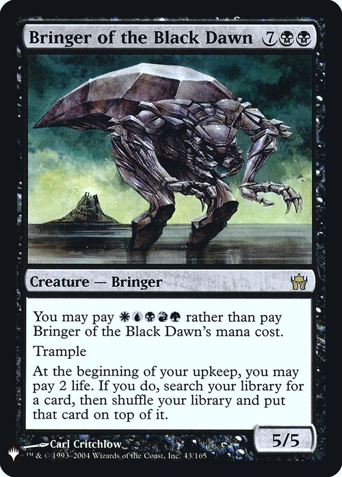 Bringer of the Black Dawn [Mystery Booster] | Deep Dive Games St. Marys