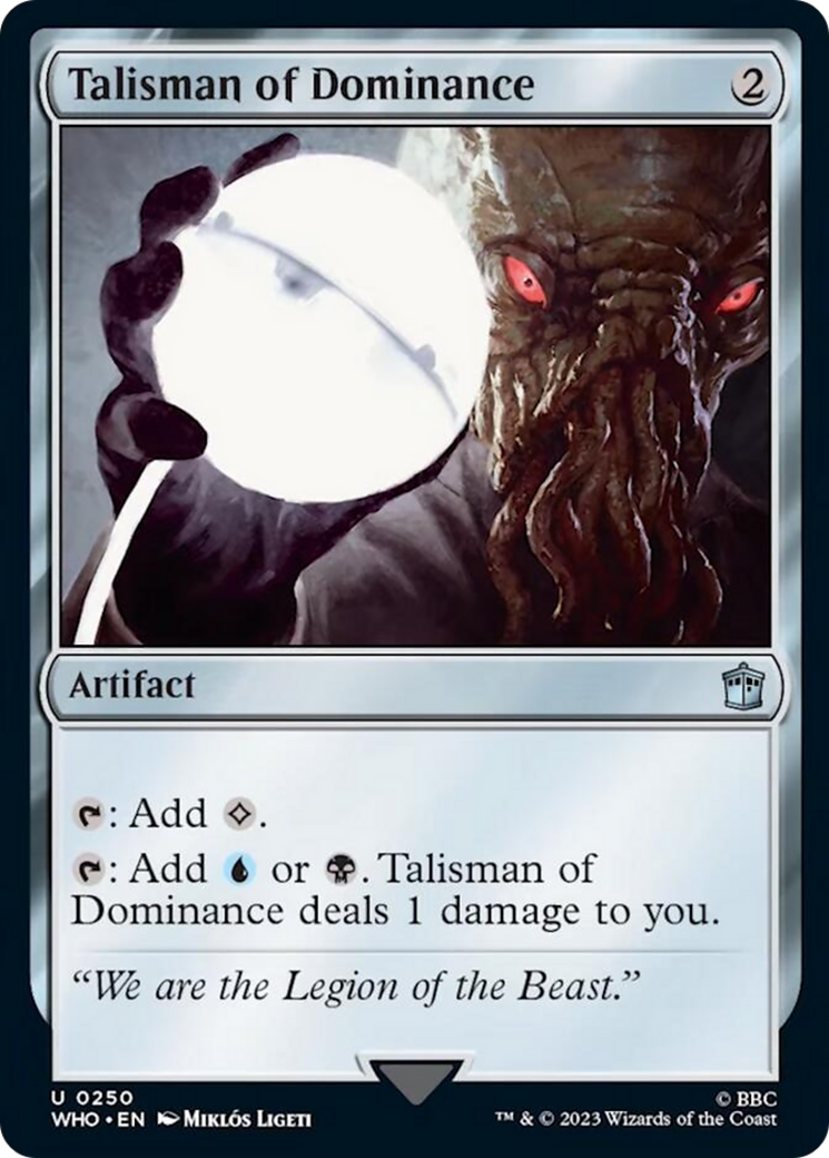 Talisman of Dominance [Doctor Who] | Deep Dive Games St. Marys