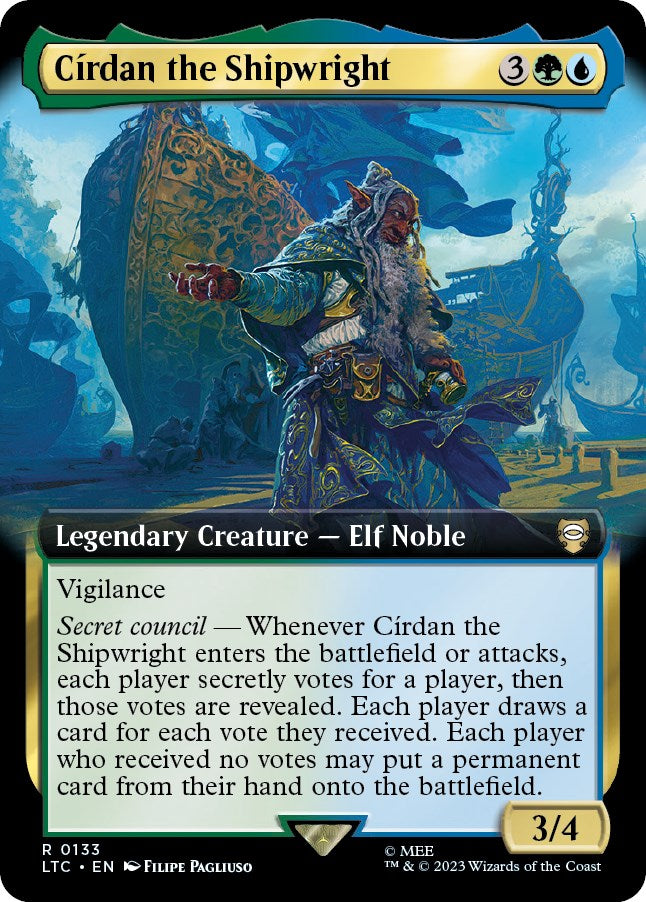 Cirdan the Shipwright (Extended Art) [The Lord of the Rings: Tales of Middle-Earth Commander] | Deep Dive Games St. Marys