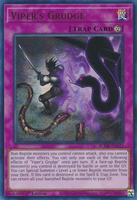 Viper's Grudge [BLMR-EN022] Ultra Rare | Deep Dive Games St. Marys
