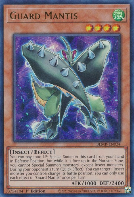 Guard Mantis [BLMR-EN034] Ultra Rare | Deep Dive Games St. Marys