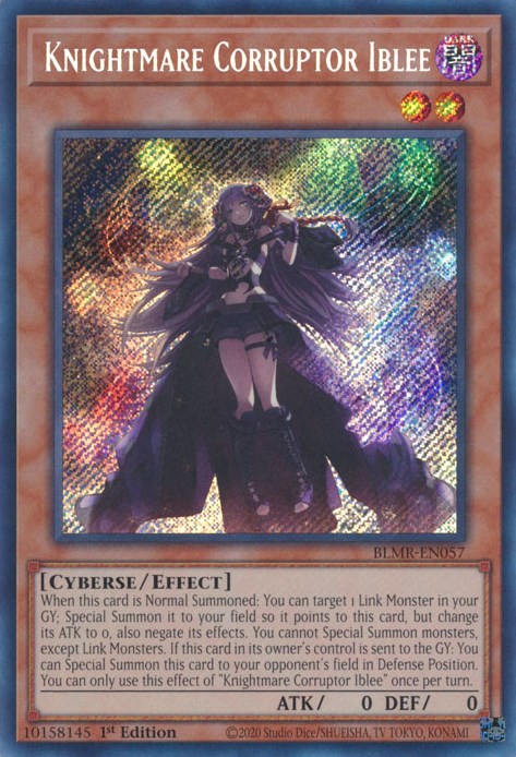 Knightmare Corruptor Iblee [BLMR-EN057] Secret Rare | Deep Dive Games St. Marys