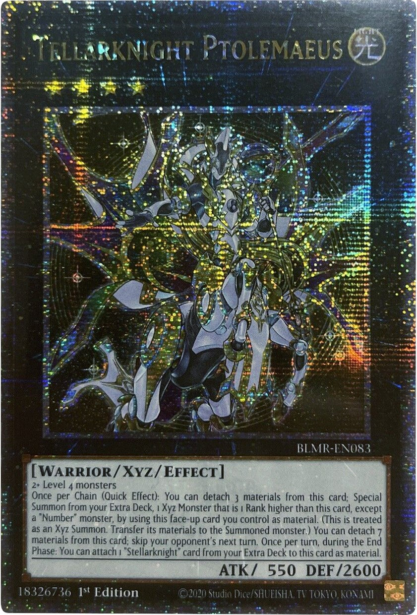 Tellarknight Ptolemaeus [BLMR-EN083] Quarter Century Secret Rare | Deep Dive Games St. Marys