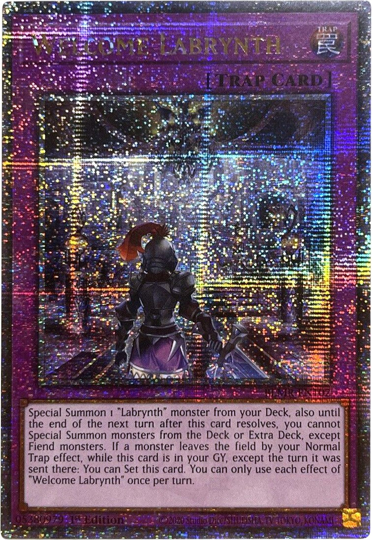 Welcome Labrynth [BLMR-EN102] Quarter Century Secret Rare | Deep Dive Games St. Marys