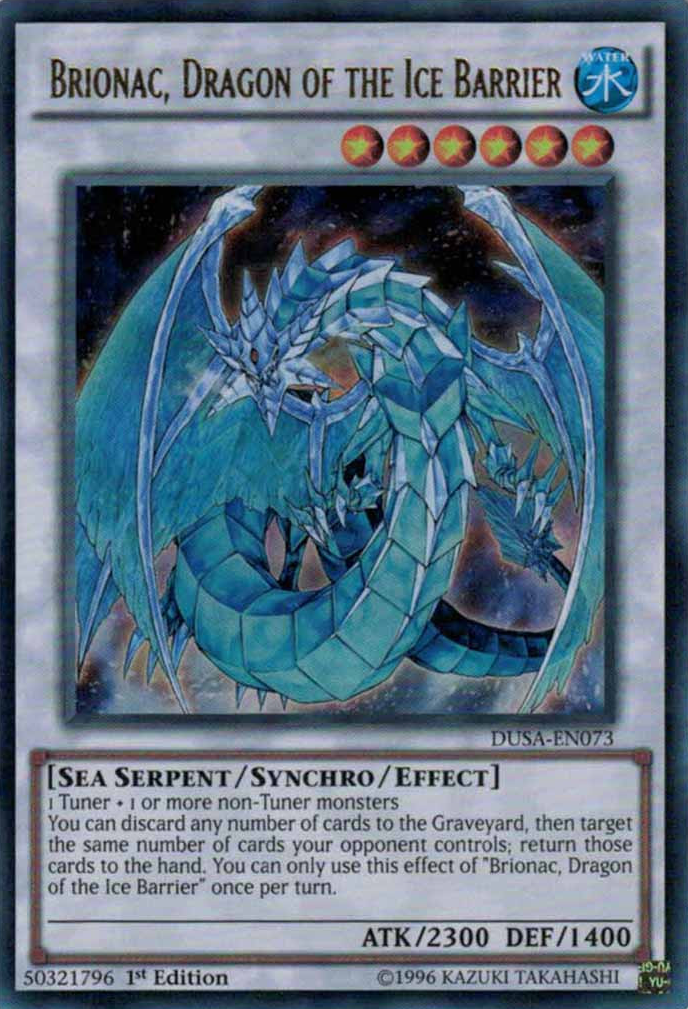 Brionac, Dragon of the Ice Barrier [DUSA-EN073] Ultra Rare | Deep Dive Games St. Marys