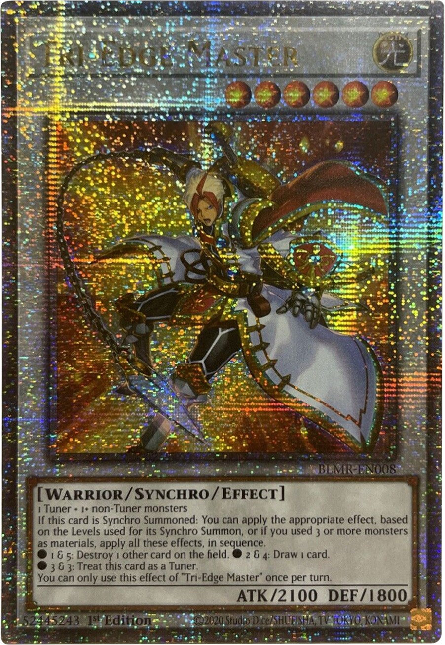 Tri-Edge Master [BLMR-EN008] Quarter Century Secret Rare | Deep Dive Games St. Marys